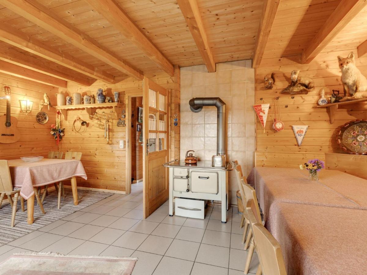 Chalet In Hinterrod Thuringia With Sauna Eisfeld Экстерьер фото